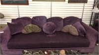 VERY NICE OVERSIZED SOFA BY SWAIM WITH ACCENT
