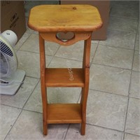 Pine Plant Stand w/2 Shelves