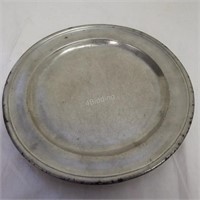 Antique Townsend & Giffen Pewter Plate