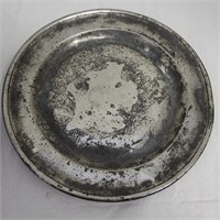 18th Century Pewter Plate
