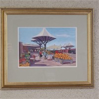 Painting "Atwater Market" by Maguerite Millette