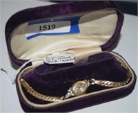 Vtg Ladies Bulova 10k Rolled Gold Plated Watch