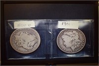 1880-O & 1901-O Morgan Silver Dollars