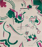 Wassily Kandinsky 1866-1944 Acrylic on Canvas