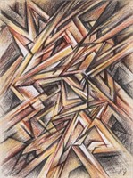 Natalia Goncharova 1881-1962 Russian Pencil Paper
