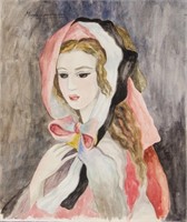 Marie Laurencin 1883-1956 French Pastel on Paper