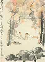 Li Keran 1907-1989 Chinese Watercolour on Scroll