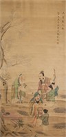 Wu Guandai 1862-1929 Chinese Watercolour Scroll
