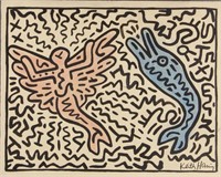 Keith Haring 1958-1990 American Ink on Paper
