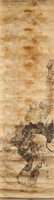 16-18 Century Chinese/Japanese Watercolour Scroll