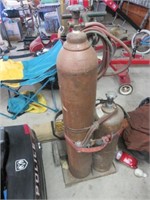 ACETYLENE AND OXYGEN WITH DAYTON TORCH AND GAUGES