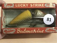 Vintage Lucky-strike Fishing Lure - No.3502