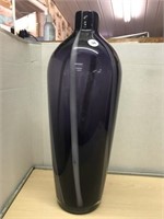 16" Tall Purple Glass Vase