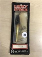 Vintage Lucky-strike Fishing 4" Lure - No.721