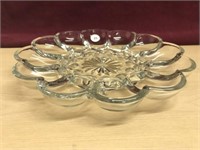 Liberty Glass Devilled Egg Plate 1960s – 70s