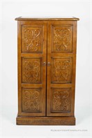 Storage Cabinet with Ornate Design