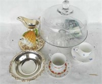 LOT MISC. ITEMS TO INCL. CHELSEA TEACUP