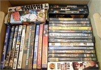 COLLECTION OF DVDS, MOSTLY WESTERNS,