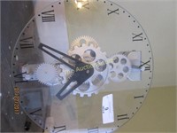 Steampunk Free Standing Clock w Gears