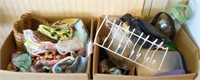 LOT 2 TALL BOXES INCL. KITCHEN ITEMS,