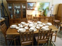 THOMASVILLE 11 PC DINING SUITE INCL.