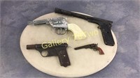 Selection of vintage toy guns-one is marked All