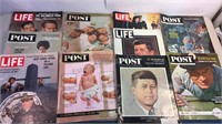 POST and LIFE magazines