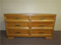 Gibbard 6 drawer dresser  56 X 19 X 31"H