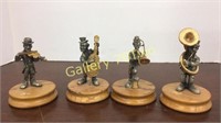 Ron Lee Hoboband Collection clown figure set of