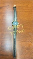 Women's wristwatch marked Gucci with leather band