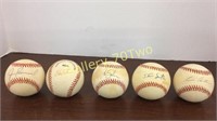 Selection of hand signed official American and