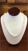 Three strand freshwater pearl necklace