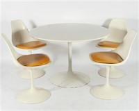 In the Style of Saarinen, Dining Table & Chairs
