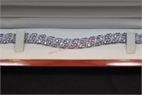 $3950.00 CERTIFICATE 16.33CT  TANZANITE BRACELET