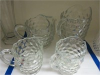 Fostoria pitchers