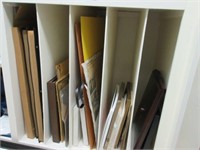 Scrap books, canvas, picture frames & other
