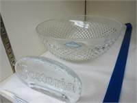 Fostoria crystal bowl