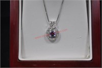 TANZANITE DIAMOND NECKLACE