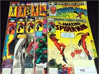 Approx 20 1980's Spider Man Marvel Comic Books