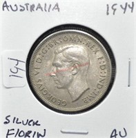 1944 AUSTRALIA  SILVER FLORIN AU