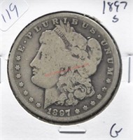 1897 S MORGAN DOLLAR  G