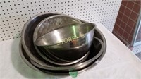 S/S mixing bowls - various sizes