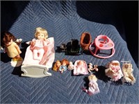 Many different Baby Dolls and Accessories