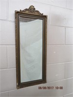 Framed mirror shell motif top some damage see pic