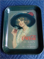 Vintage Replica of Coca Cola Gibson Lady Tray