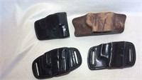 (4) Leather Pistol Holsters