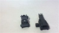 AR Front & Rear Sights For Picatinny Rail