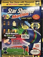 STAR SHOWER MOTION LASER LIGHT ATTENTION ONLINE