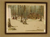 Framed Print of Maple Syrup Collection