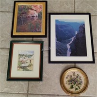 Assortment of Four Framed Pictures & Photographs